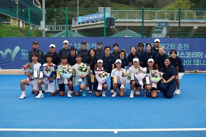 시상식 단체사진