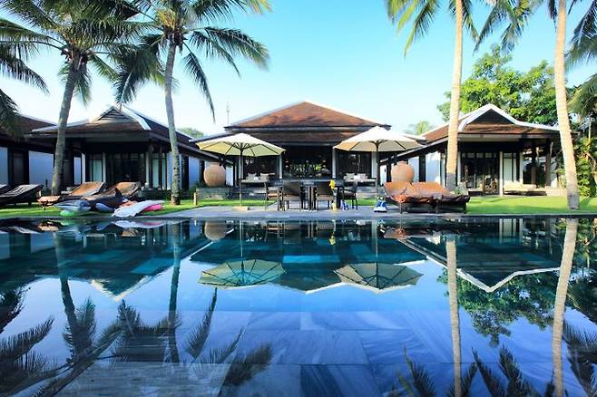 고급 휴양지로 주목받고 있는 베트남 다낭의 고급 리조트 풍경ⓒ호텔스컴바인