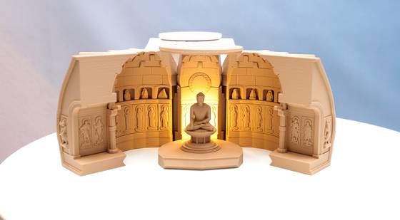 석굴암 조명(은상). 강정현 기자