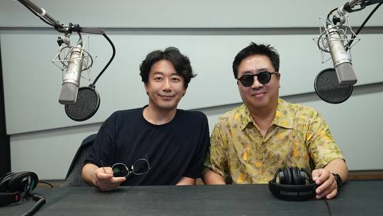 '흑백요리사' 시즌1 촬영장에서 중앙일보와 인터뷰를 가진 김경식, 이동우. 사진 넷플릭스