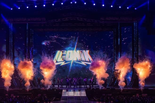 2025 제로베이스원 월드 투어 ‘히어 앤드 나우’ 인 서울 전경. 웨이크원 제공