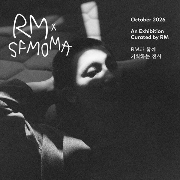 RM이 샌프란시스코 현대미술관(SFMOMA)과 역대급 협업에 나선다.