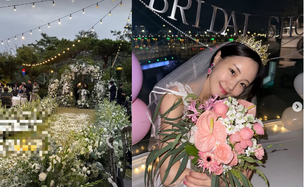 가요계와 방송계를 대표하는 또 한 쌍의 부부가 탄생했다.사진=레이디제인 SNS, 허영지 SNS