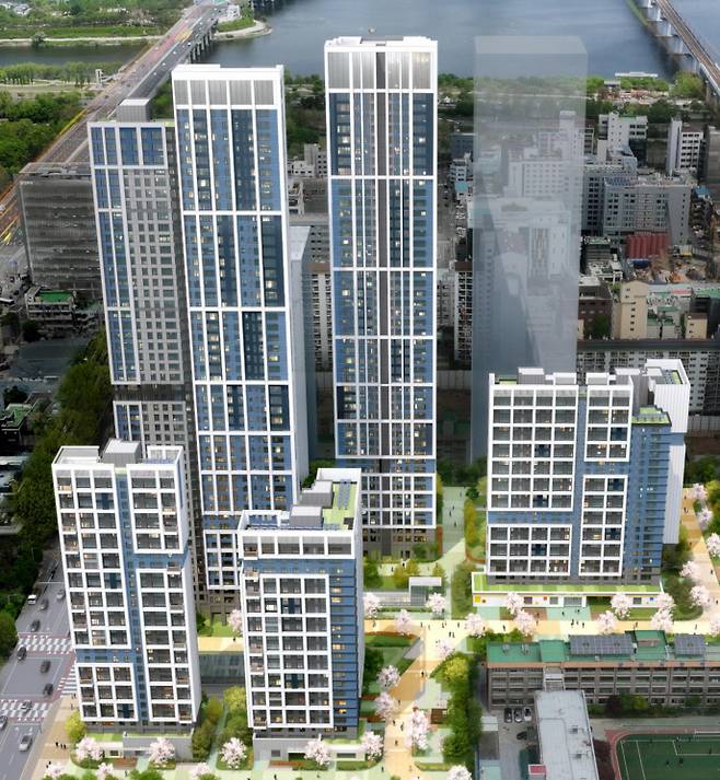 영등포시장 제건축 조감도