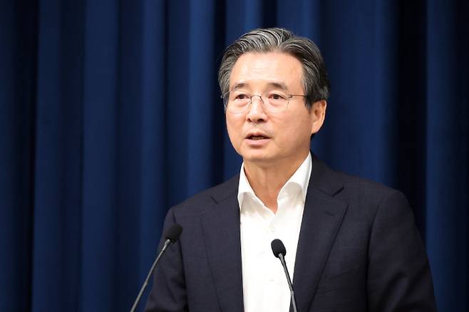 김용범 정책실장. 연합뉴스