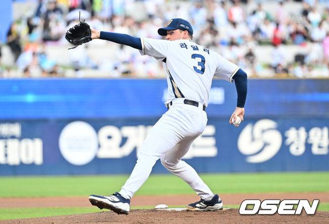 [OSEN=창원, 이석우 기자] NC 다이노스 라일리 2025.09.06 / foto0307@osen.co.kr