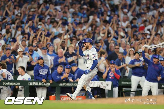 [사진] 미국 메이저리그 시카고 컵스가 8년 만에 디비전시리즈 진출에 성공했다.ⓒGettyimages(무단전재 및 재배포 금지)