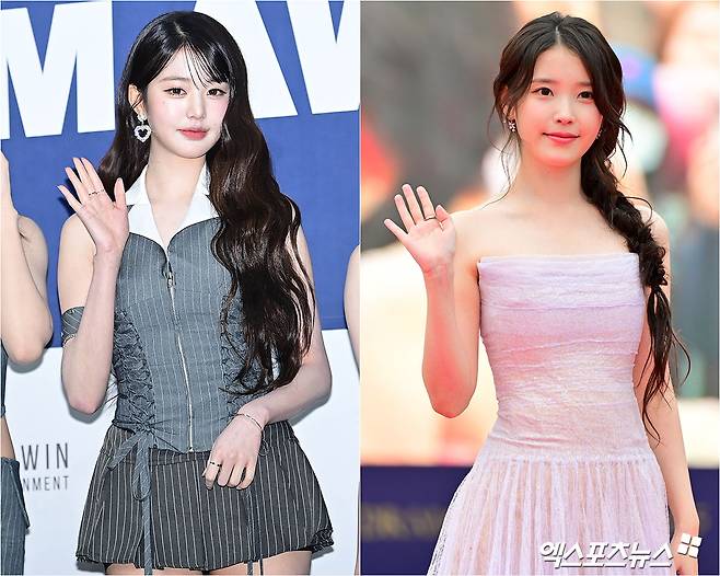 아이유와 아이브 장원영.