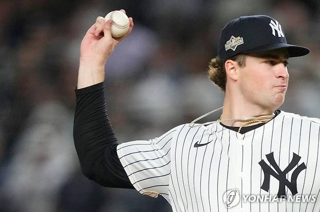 3차전 양키스 선발 슐리틀러 [AP=연합뉴스]