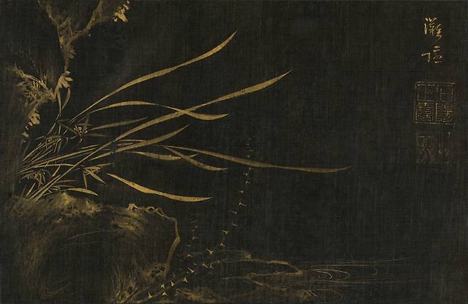 이정 석란 . <대구간송미술관 제공, ⓒ간송미술문화재단>