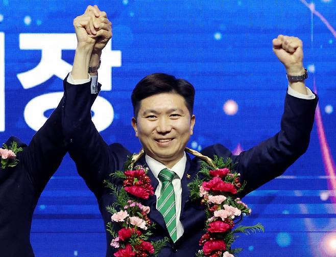 지난 1월 당선된 유승민 제42대 대한체육회장. 사진=뉴시스