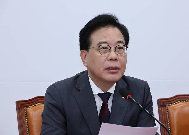 국민의힘 송언석 원내대표. 뉴시스