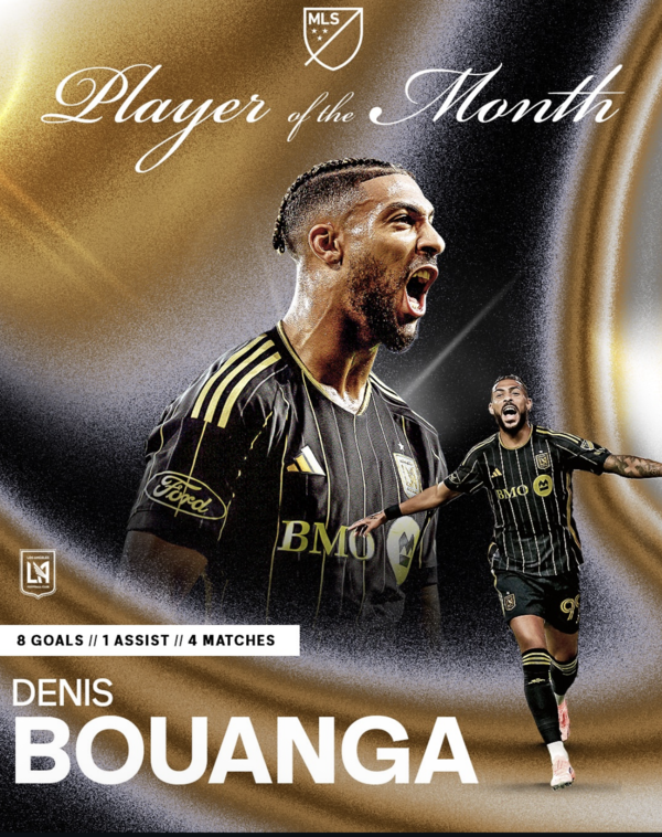 MLS 9월 이달의 선수 드니 부앙가. MLS 인스타그램 캡처