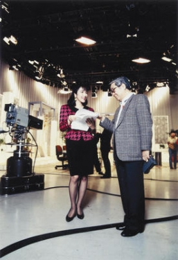 TV 방송국에서 활동하던 시절의 모습 [다카이치 사나에 홈페이지]