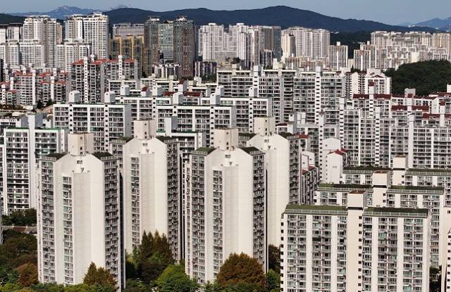 경기도 성남시 분당구 일대 아파트단지 모습. 연합뉴스