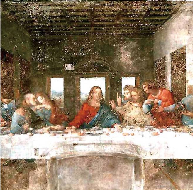 레오나르도 다빈치, 최후의 만찬.[사진 | 위키백과]