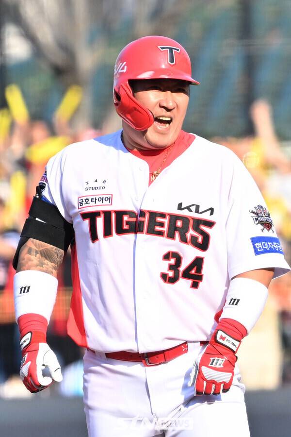 Kia Tigersの外野手Choi Hyung -Woo。写真┃ニュース
