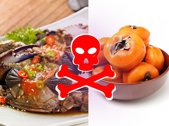 가을철 간장게장과 감의 조합은 역사 속 속설로 전해지지만, 현대 의학에서는 직접 위험을 입증하지 못한다. 신선도와 개인 건강 상태를 고려해 섭취하는 것이 중요하다. (사진=게티이미지)