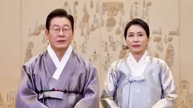 이재명 대통령 부부.