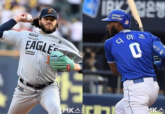 2025 프로야구 MVP는 한화의 폰세와 삼성의 디아즈의 2파전이다. 사진=천정환 기자