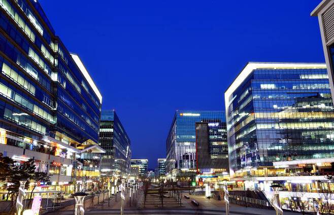 국내 대표 IT기업들이 몰려 있는 판교 테크노밸리