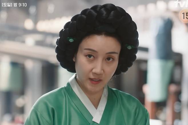 tvN 토일드라마 '폭군의 셰프'에서 추월 역을 연기한 배우 김채현. '폭군의 셰프' 캡처