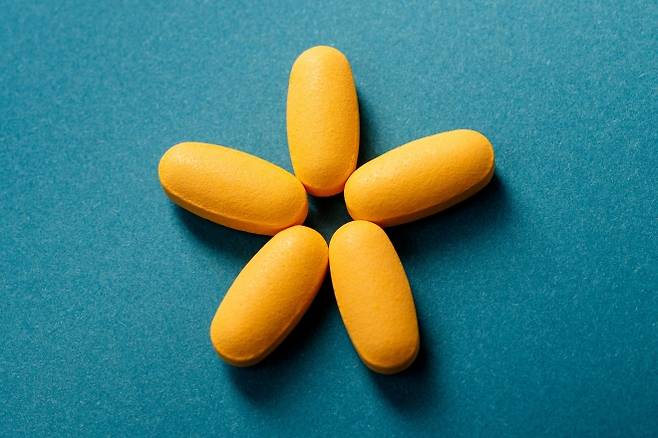 영양제 이미지. 123rf