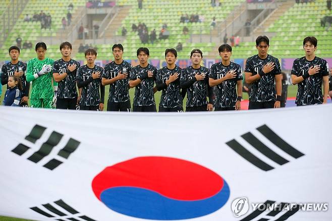 한국 U-20 축구대표팀 선수들 [AFP=연합뉴스]
