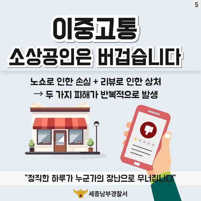 소상공인들이 어려운 경제 여건 속에 두번 울고 있다.