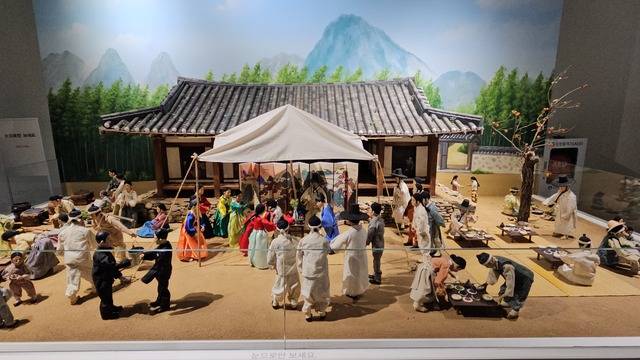 혼불문학관에 전시 중인 소설 '혼불' 디오라마/사진=남원시