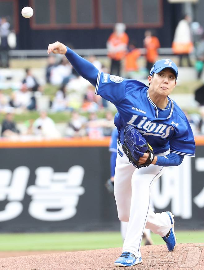 삼성 라이온즈 투수 원태인. 2025.5.6/뉴스1 ⓒ News1 김기남 기자
