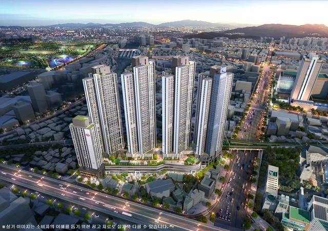 서면 어반센트 데시앙 조감도