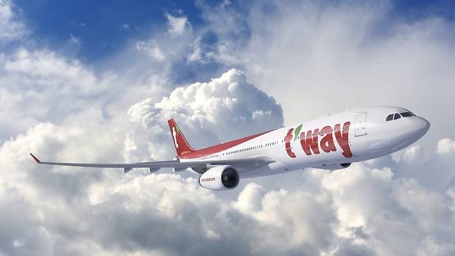 티웨이항공 여객기. (티웨이항공 제공)