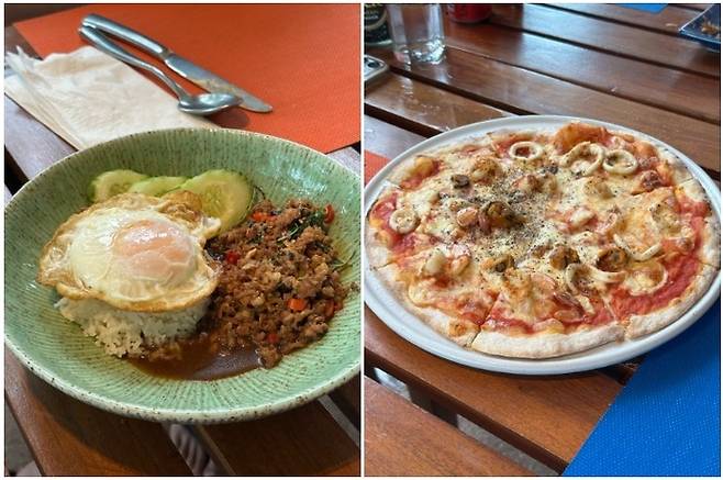 더 클리프 레스토랑 타이&웨스턴 메뉴.  /사진= 강예신 여행+ 기자