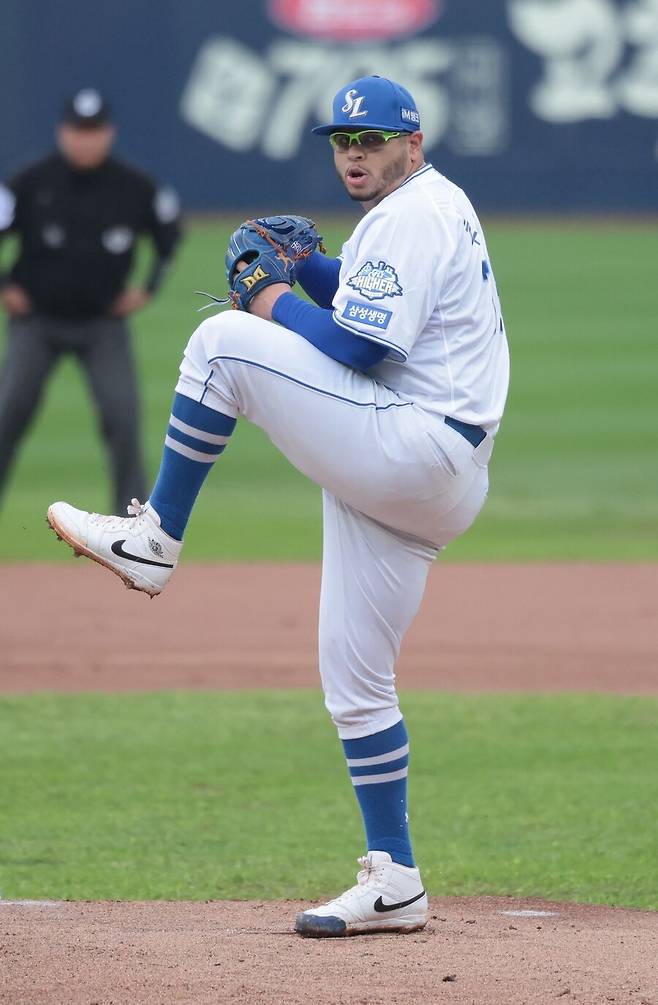 ▲ 삼성 라이온즈 아리엘 후라도 ⓒ삼성 라이온즈