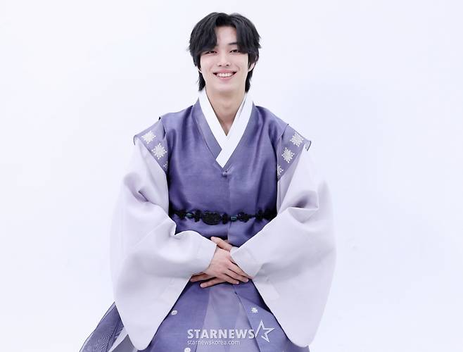 배우 전진서 한복 인터뷰 /사진=김휘선 기자 hwijpg@