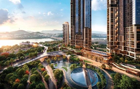 서울 강남구 압구정2구역 재건축 조감도. 현대건설 제공&nbsp;