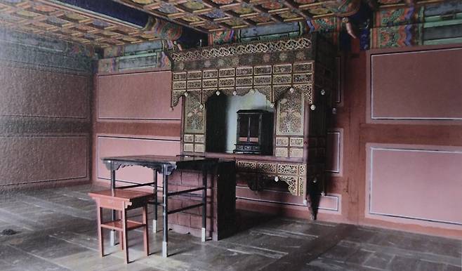 숙종의 후궁이자 경종의 어머니인 희빈 장씨(1659-1701)의 사당 '대빈궁' 감실. 사진=한국학중앙연구원