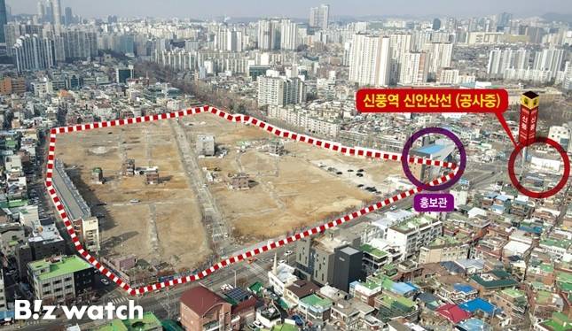 신풍역 더샵 부지./자료=포스코이앤씨