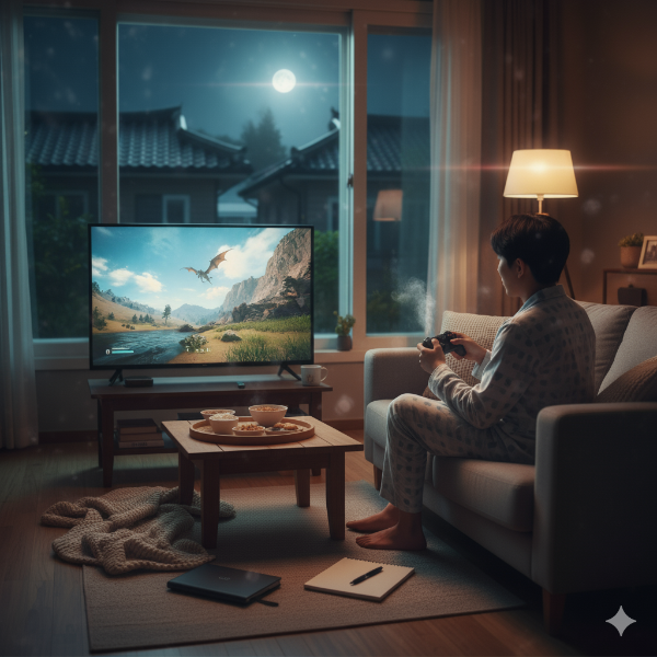 긴 추석 연휴 동안 명작 게임을 즐겨볼 기회다(출처=AI 생성).