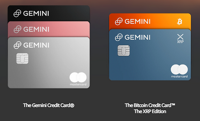 마스터카드는 가상자산 거래소 제미니와 협업해 제미니 카드를 출시했다. 제미니 홈페이지 캡처.