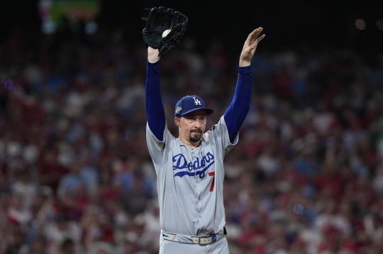 다저스 선발 스넬. 사진(필라델피아 AP=연합뉴스)