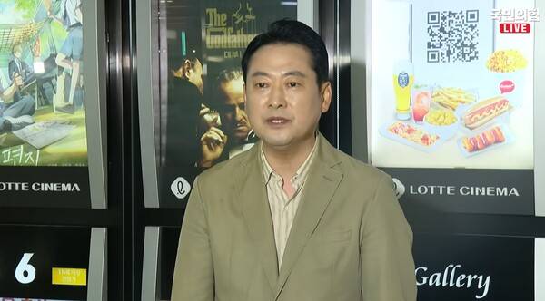 ▲ 7일 서울 영등포구 소재 극장을 찾아 '건국전쟁2'를 관람한 장동혁 국민의힘 대표.