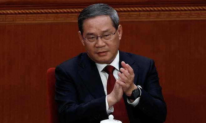리창 중국 국무원 총리. 로이터연합뉴스