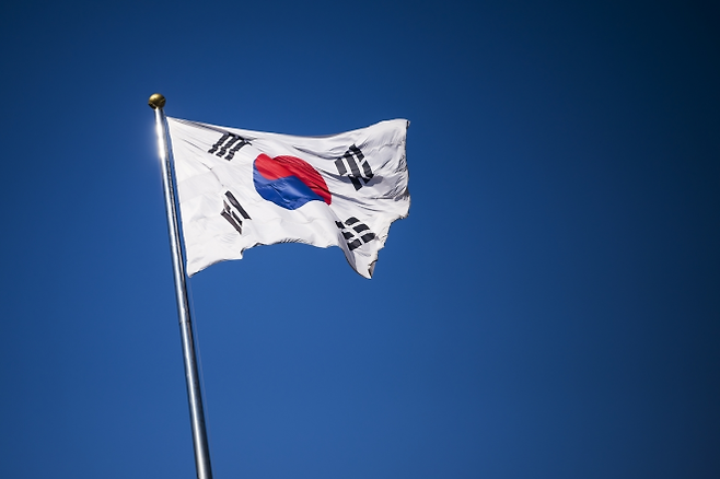 태극기 자료 이미지. 아이클릭아트