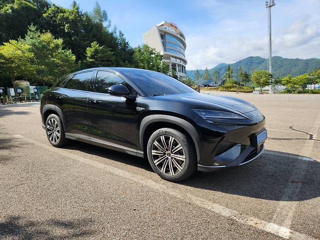 BYD 중형 전기 SUV 씨라이언7 (사진=이데일리 이배운 기자)
