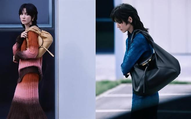 멀릿 트렌드를 반영한 헤어 스타일을 한 배우 송혜교. 사진=송혜교 인스타그램