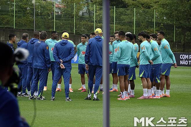 브라질 축구 대표팀. 사진=이근승 기자