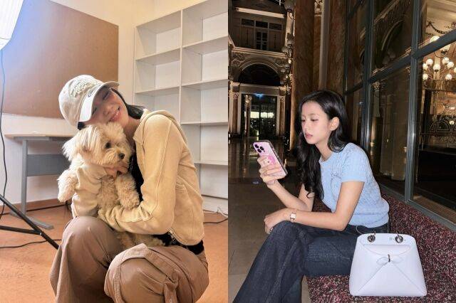 그룹 블랙핑크 멤버 지수가 파리에서 일상을 공유했다. / 지수 인스타그램