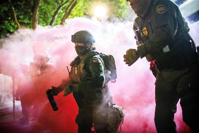 포틀랜드 군 투입[AP]